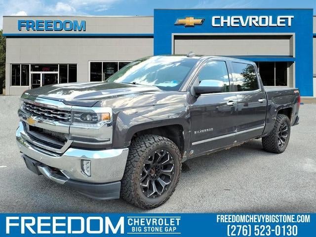 Gray (Tungsten Metallic) 2016 Chevrolet Silverado 1500 Pickup Truck Four-Wheel Drive Automatic
