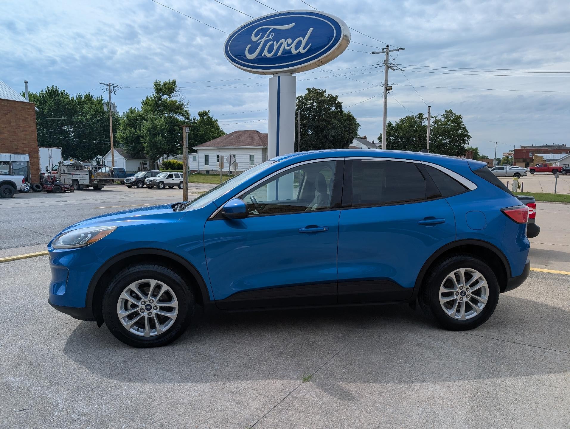 Velocity Blue Metallic 2020 Ford Escape SUV / Crossover All-Wheel Drive 8-Speed Automatic