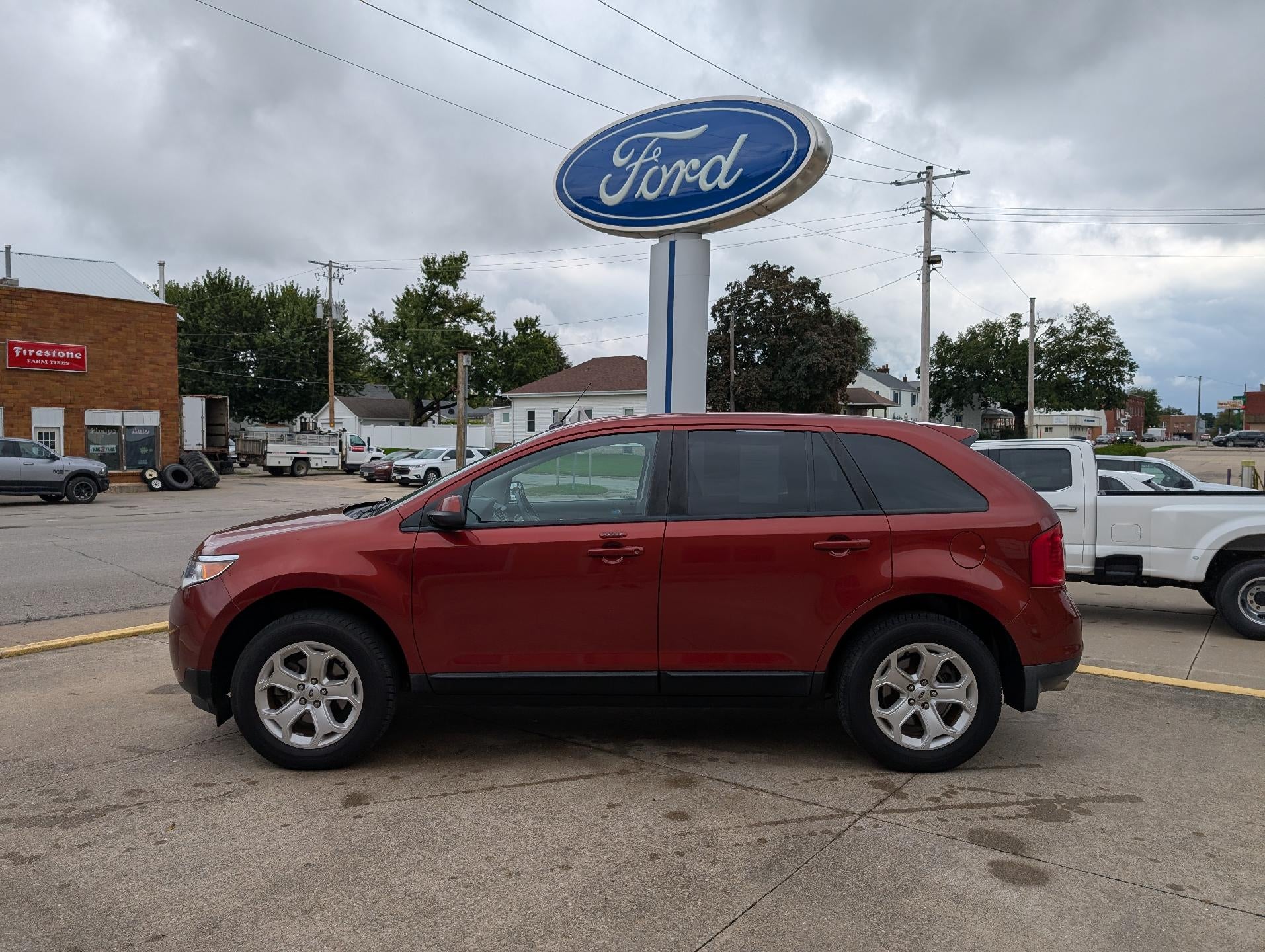 Red (Sunset Metallic) 2014 Ford Edge SUV / Crossover Front-Wheel Drive 6-Speed Automatic