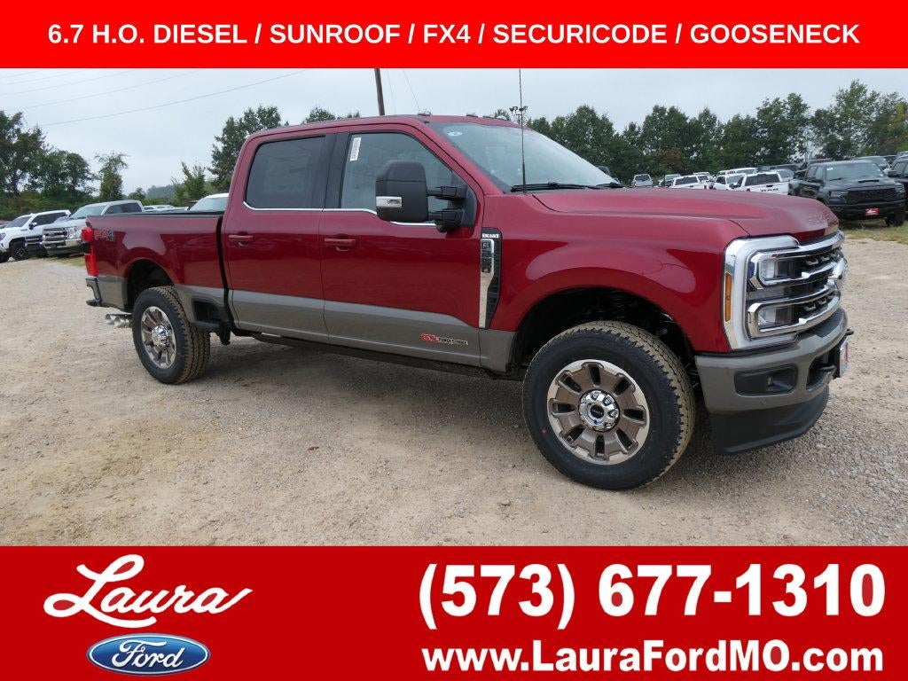 Ruby Red Metallic Tinted Clearcoat 2027 Ford F-250 Super Duty Pickup Truck Four-Wheel Drive Automatic