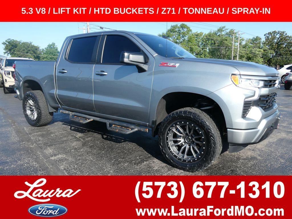 Sterling Gray Metallic 2023 Chevrolet Silverado 1500 Pickup Truck Four-Wheel Drive Automatic