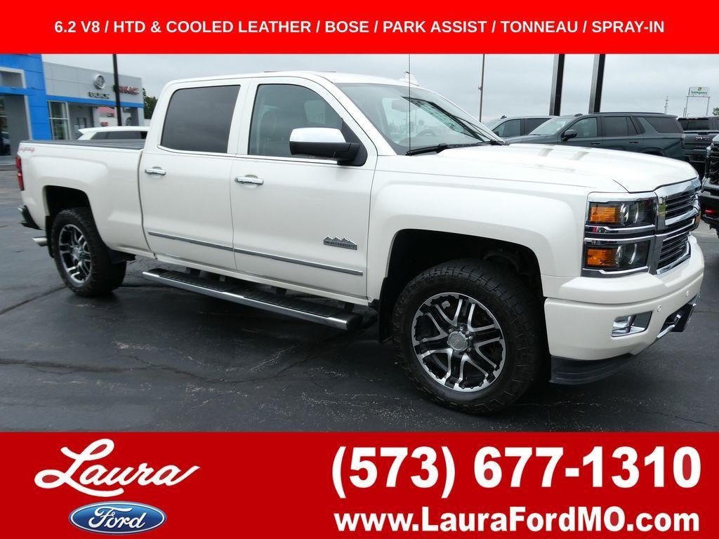 White Diamond Tricoat 2015 Chevrolet Silverado 1500 Pickup Truck Four-Wheel Drive 8-Speed Automatic Overdrive