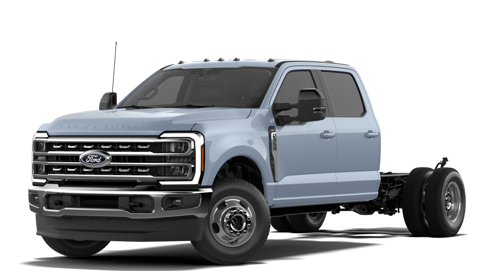 Glacier Gray Metallic Tricoat 2027 Ford F-350 Super Duty Chassis Pickup Truck Four-Wheel Drive Automatic