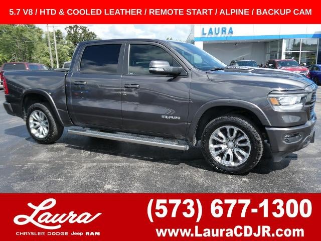 Gray (Granite Crystal Metallic Clearcoat) 2021 RAM 1500 Pickup Truck Four-Wheel Drive Automatic