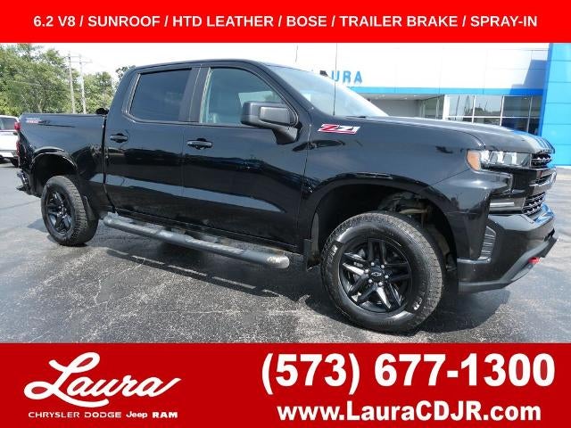 Black 2020 Chevrolet Silverado 1500 Pickup Truck Four-Wheel Drive Automatic