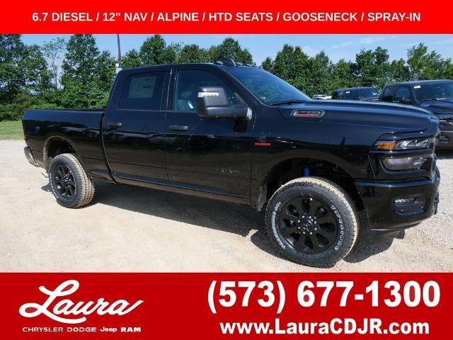 Diamond Black Crystal Pearlcoat 2026 RAM 2500 Pickup Truck Four-Wheel Drive 8-Speed Automatic