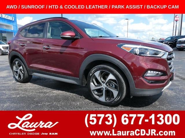 Red (Ruby Wine) 2017 Hyundai Tucson SUV / Crossover All-Wheel Drive Automatic