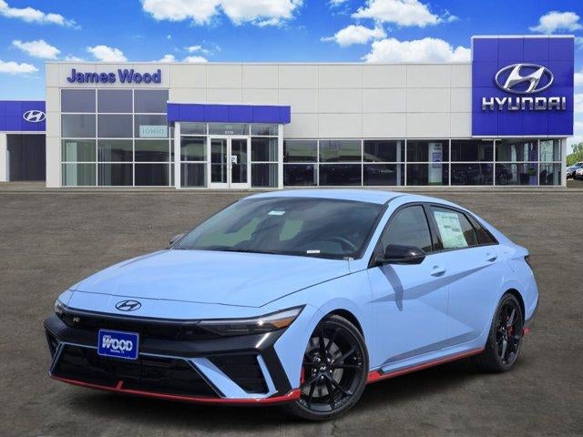 Performance Blue 2026 Hyundai Elantra N Sedan Front-Wheel Drive 6-Speed Manual Overdrive