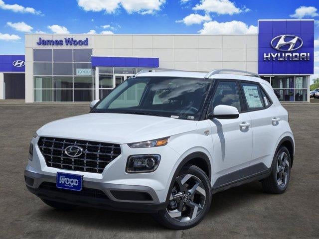 Lunar White 2026 Hyundai Venue SUV / Crossover Front-Wheel Drive Continuously Variable Transmission