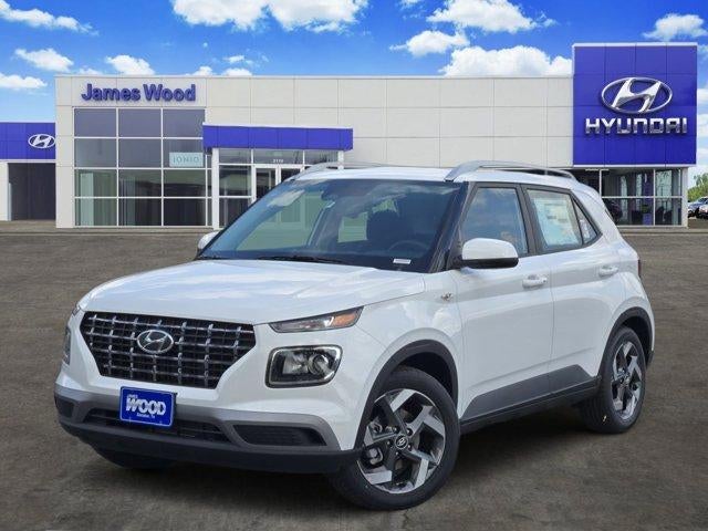 Lunar White 2026 Hyundai Venue SUV / Crossover Front-Wheel Drive Continuously Variable Transmission