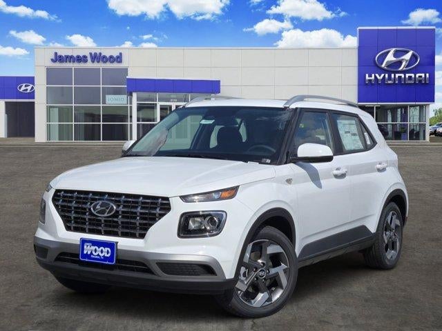 Lunar White 2026 Hyundai Venue SUV / Crossover Front-Wheel Drive Continuously Variable Transmission