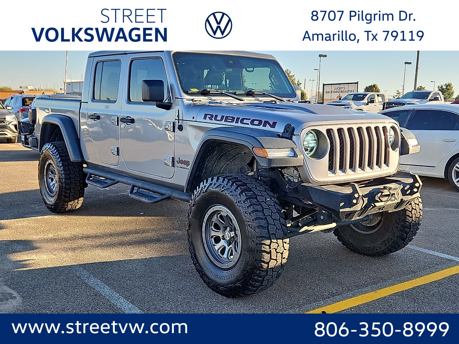 Billet Silver Metallic 2020 Jeep Gladiator Pickup Truck Four-Wheel Drive 8-Speed Automatic