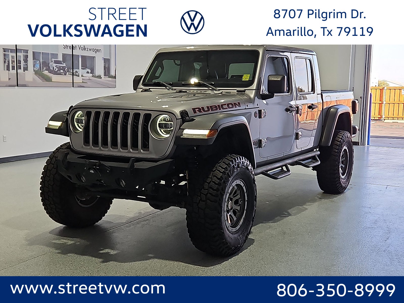 Billet Silver Metallic 2020 Jeep Gladiator Pickup Truck Four-Wheel Drive 8-Speed Automatic