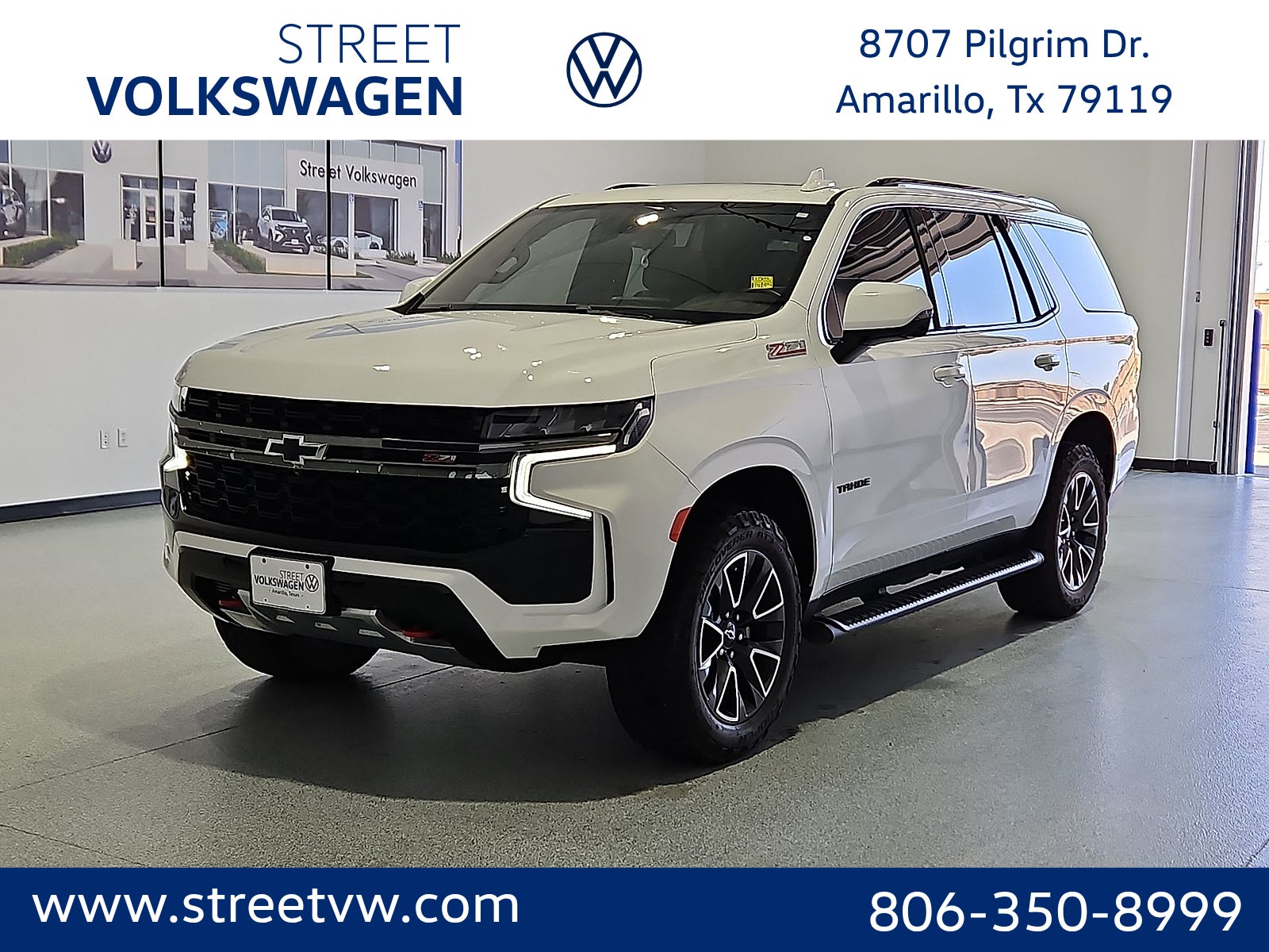 Summit White 2021 Chevrolet Tahoe SUV / Crossover Four-Wheel Drive 