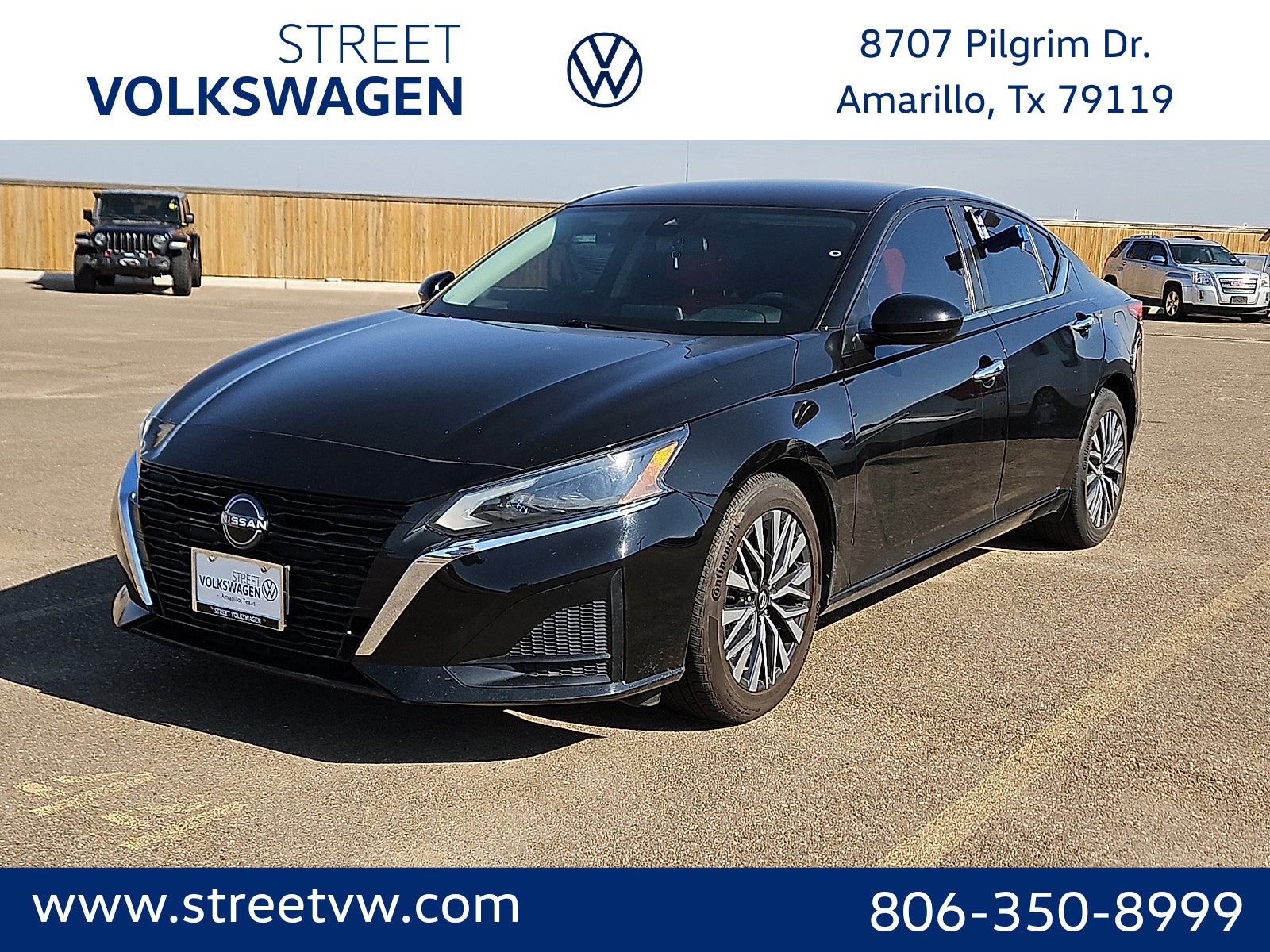 Super Black 2023 Nissan Altima Sedan Front-Wheel Drive Automatic