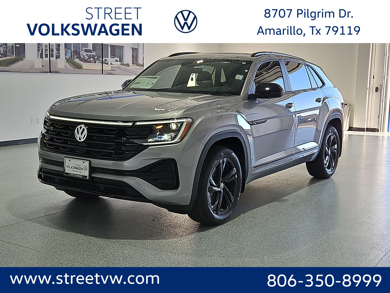 Silver Mist Metallic 2026 Volkswagen Atlas Cross Sport SUV / Crossover All-Wheel Drive 8-Speed Automatic