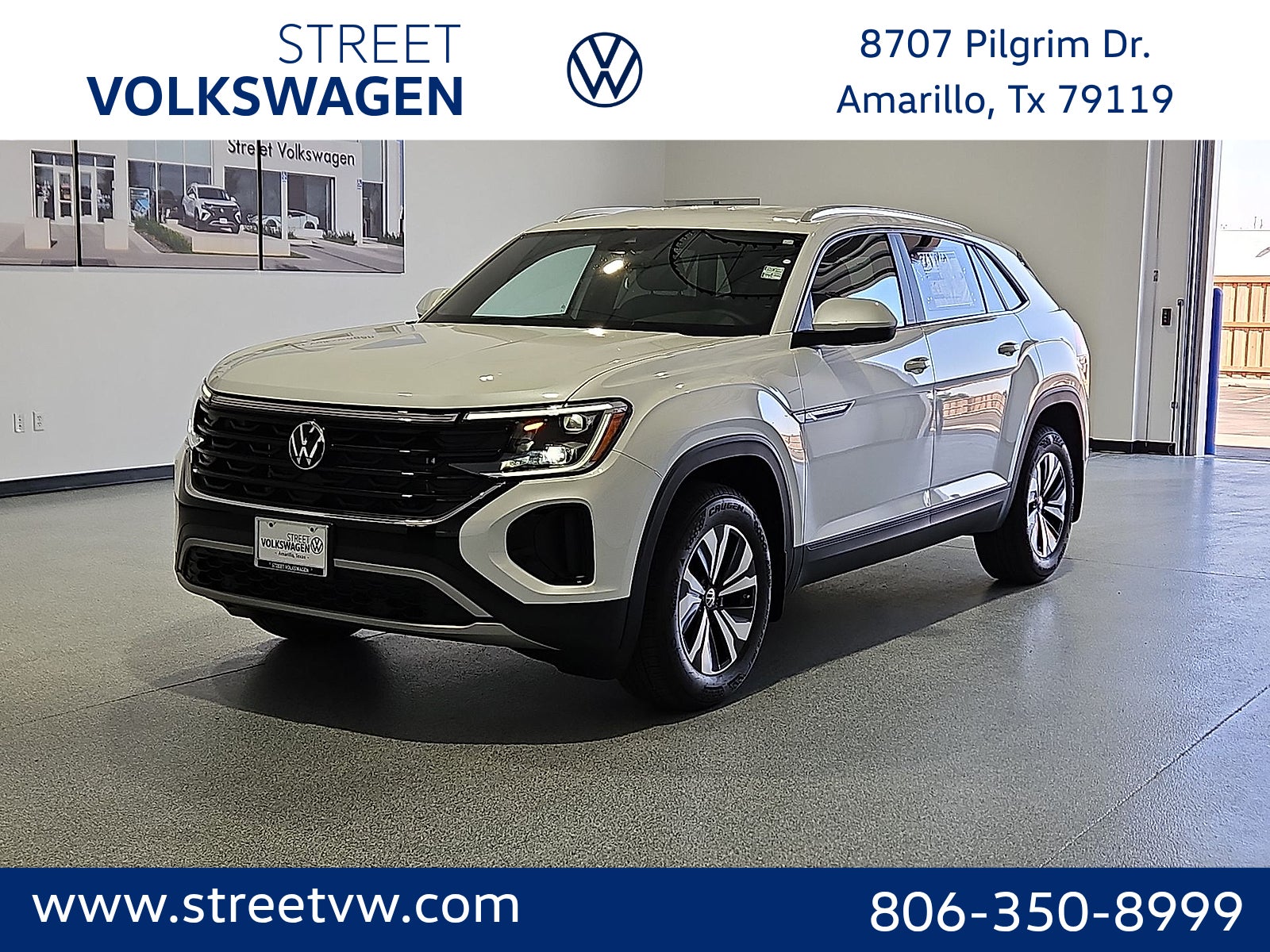 Opal White Pearl - 0P0p 2026 Volkswagen Atlas Cross Sport SUV / Crossover Front-Wheel Drive 8-Speed Automatic