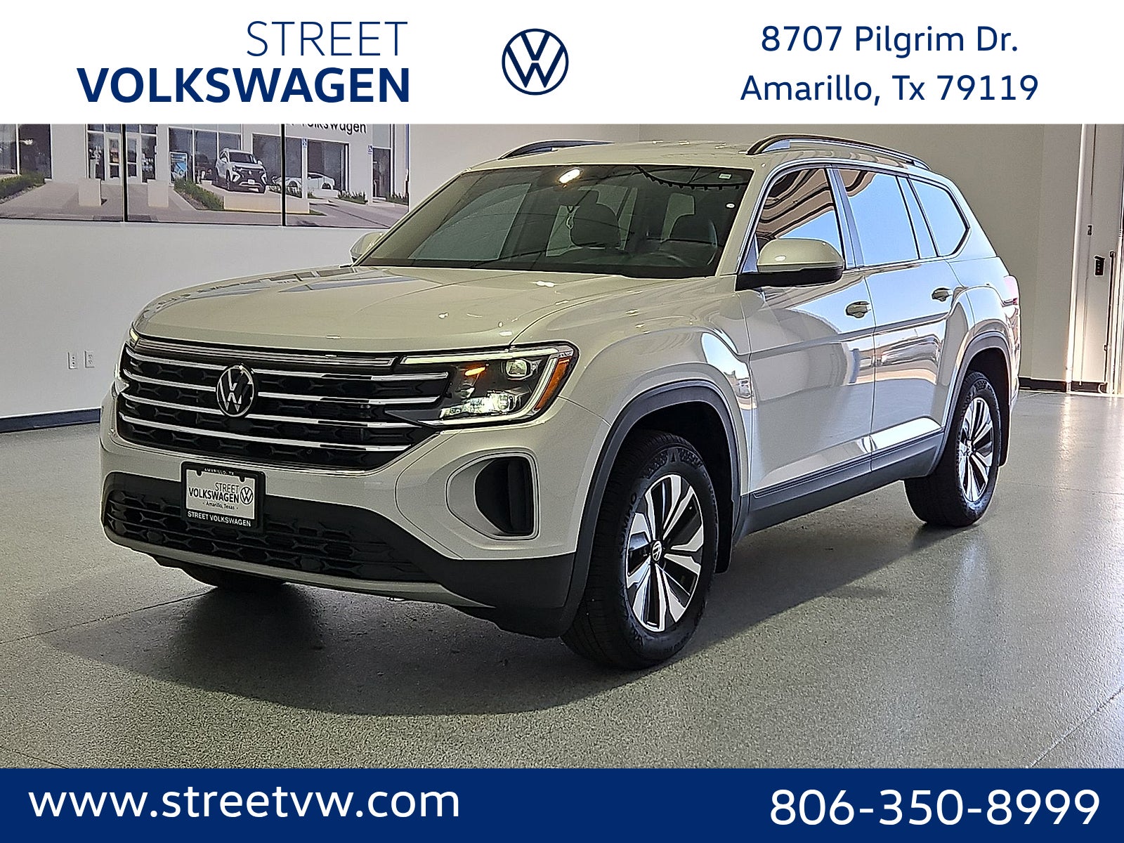 Opal White Pearl 2026 Volkswagen Atlas SE FWD SUV / Crossover Front-Wheel Drive Automatic