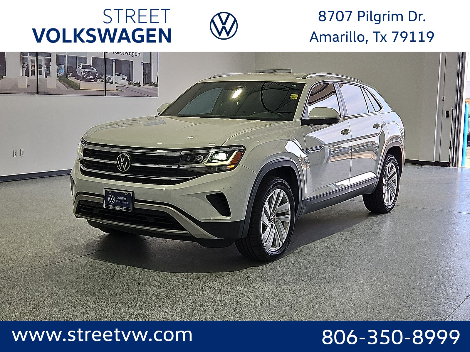 2022 Volkswagen Atlas Cross Sport Blanco (Pure White) SUV/Crossover Tracción en las cuatro ruedas 8 velocidades Automática