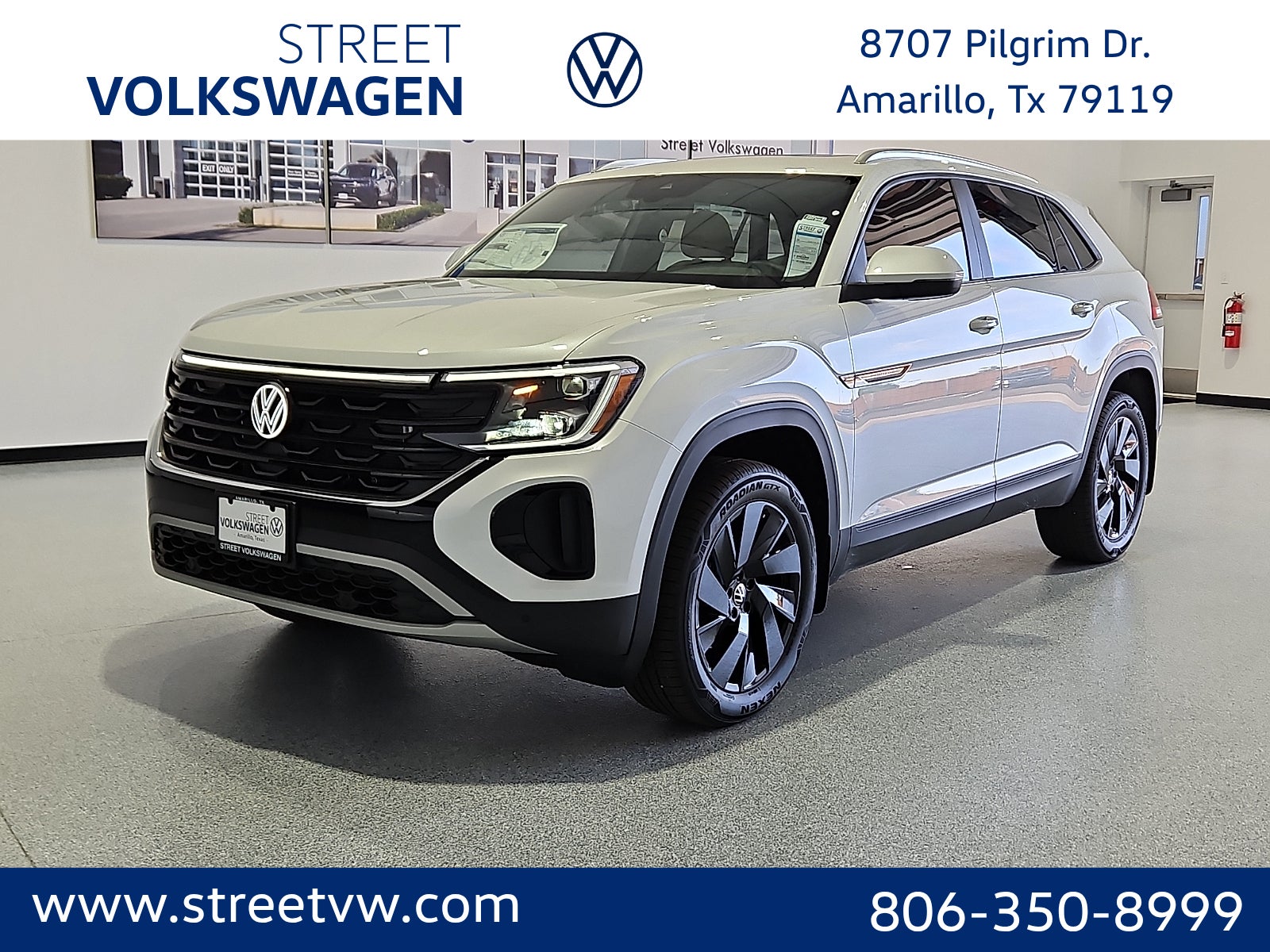 Opal White Pearl 2026 Volkswagen Atlas Cross Sport SUV / Crossover Front-Wheel Drive 8-Speed Automatic