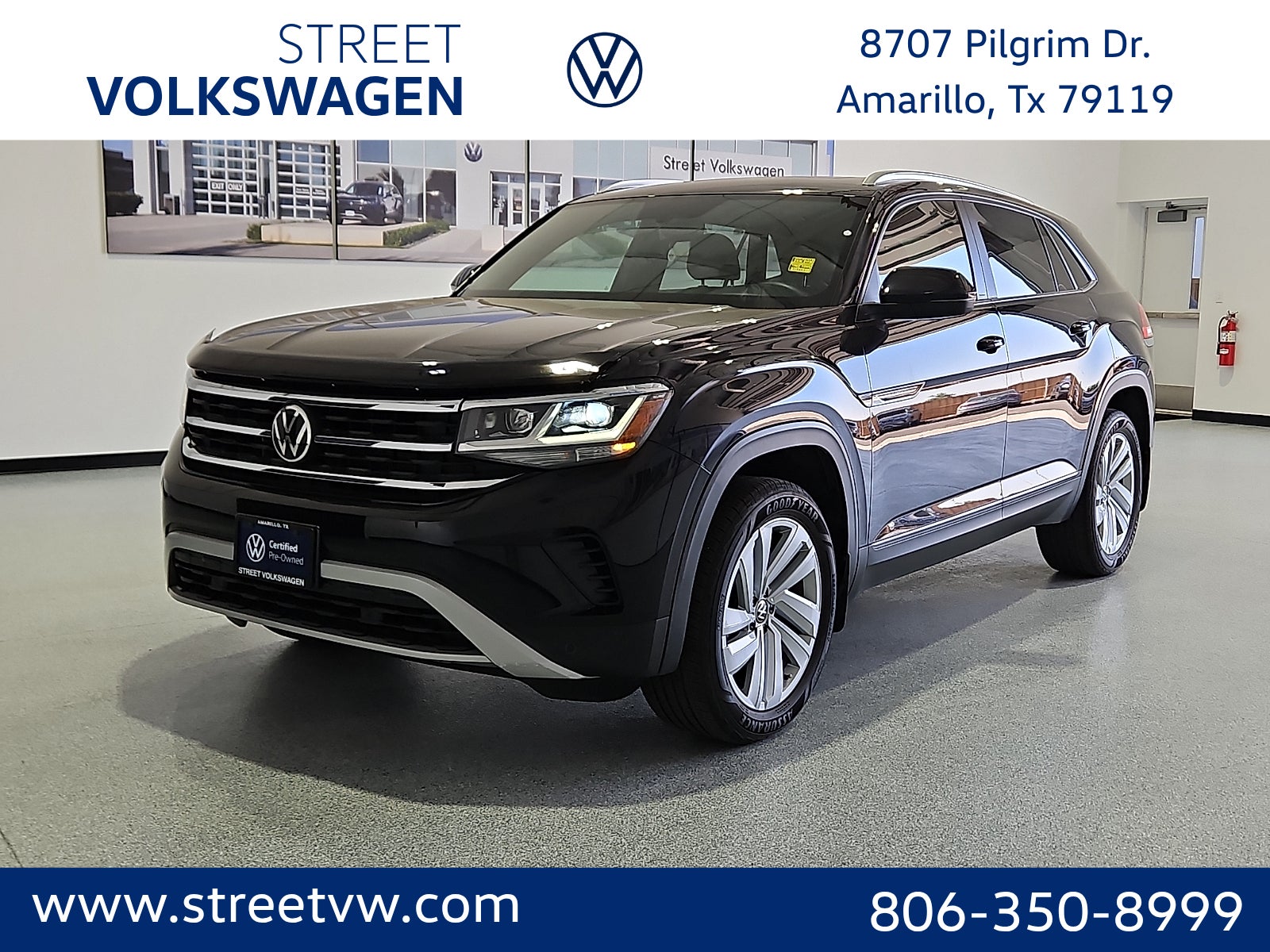 2023 Volkswagen Atlas Cross Sport Negro (Deep Black) SUV/Crossover Tracción delantera Automática