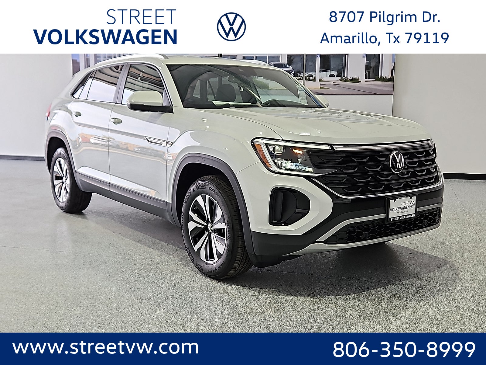 Opal White Pearl 2026 Volkswagen Atlas Cross Sport SUV / Crossover All-Wheel Drive 8-Speed Automatic