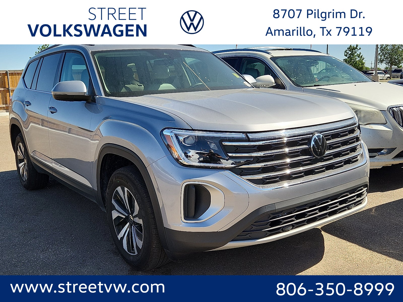 Silver Mist Metallic 2025 Volkswagen Atlas SUV / Crossover All-Wheel Drive Automatic