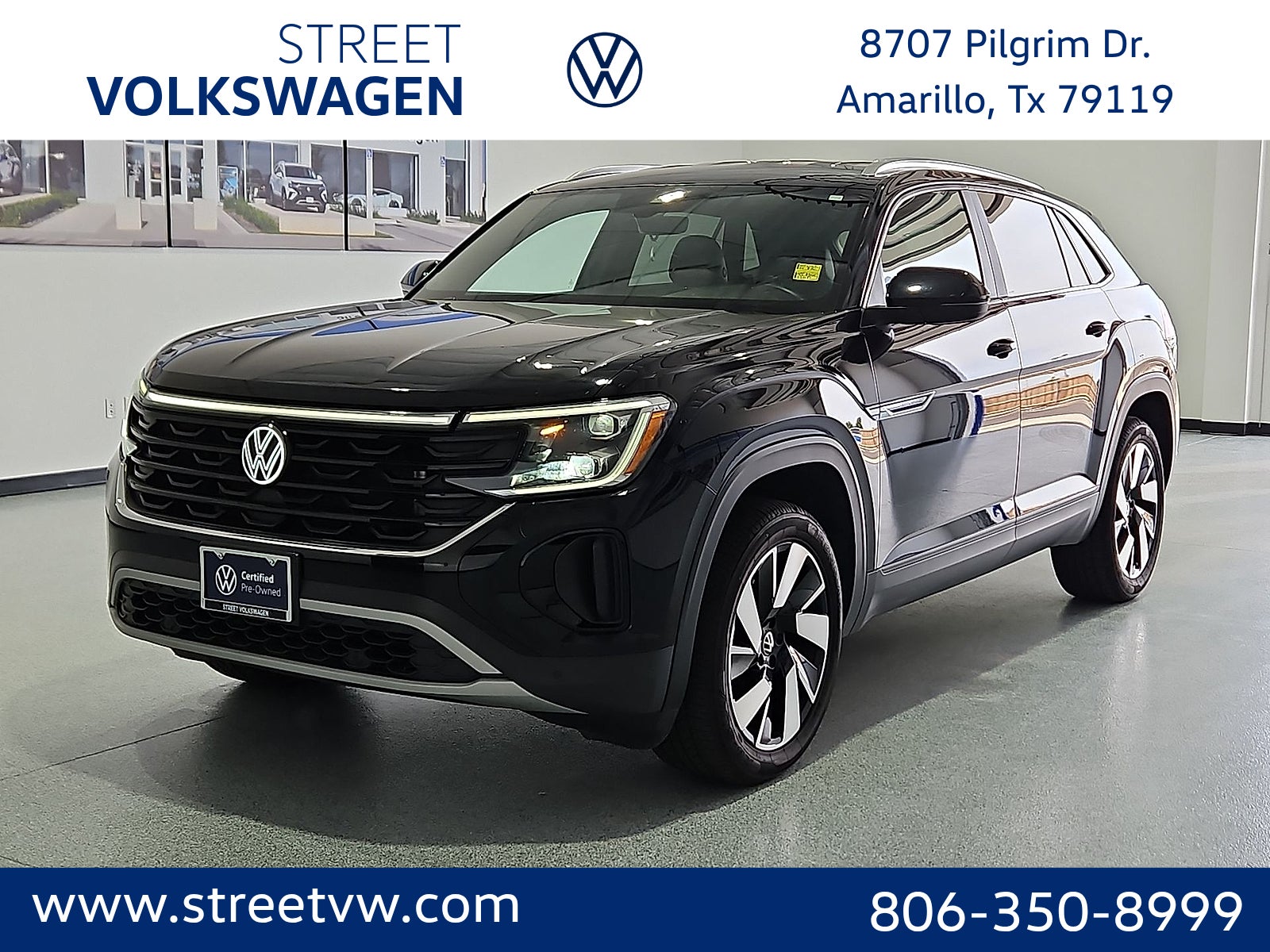 2024 Volkswagen Atlas Cross Sport Negro (Deep Black Pearl) SUV/Crossover Tracción delantera 8 velocidades Automática
