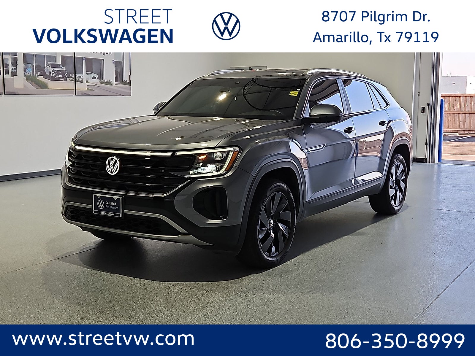 2024 Volkswagen Atlas Cross Sport Gris (Platinum Gray Metallic) SUV/Crossover Tracción delantera 8 velocidades Automática