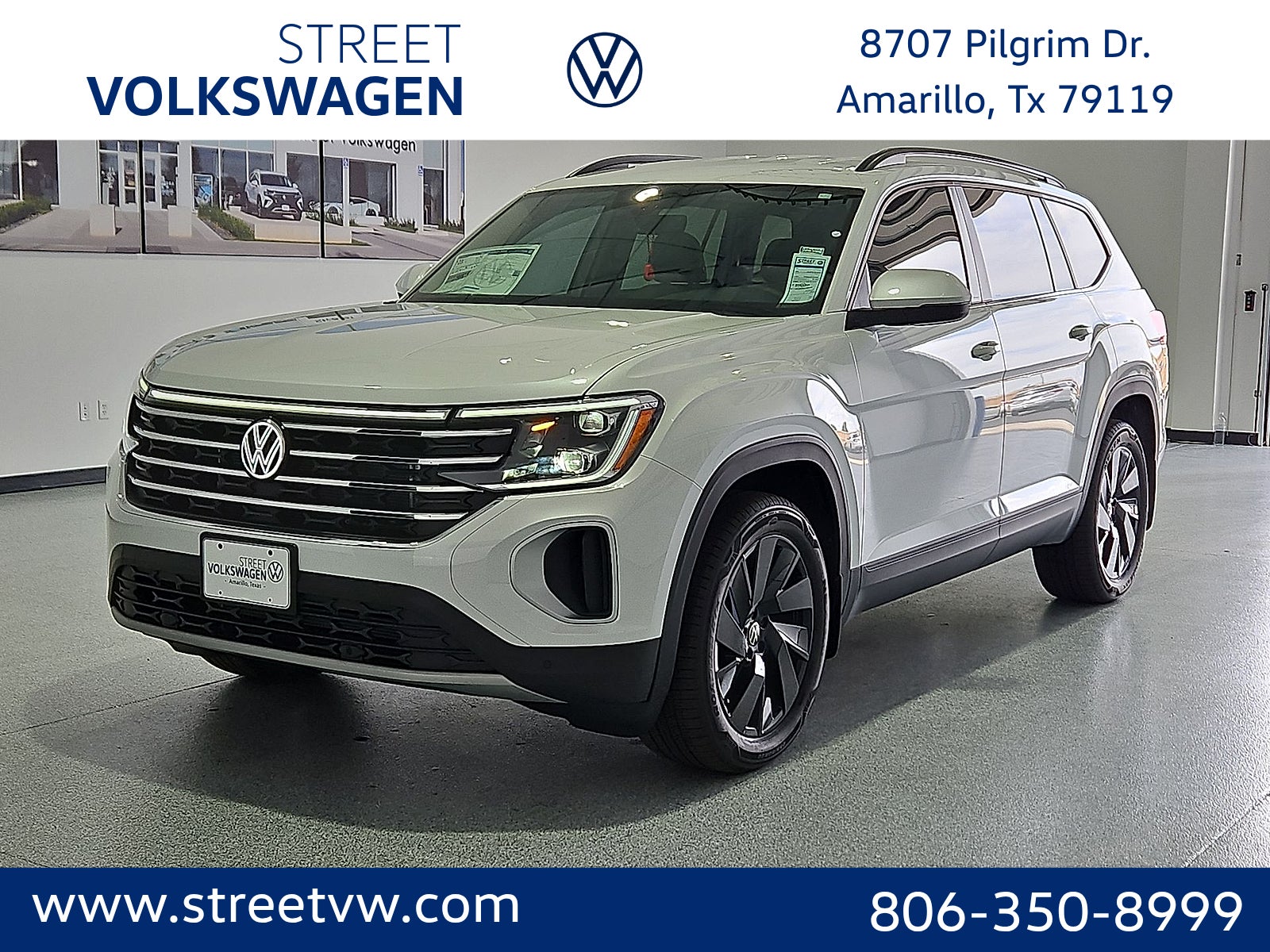 Opal White Pearl 2026 Volkswagen Atlas SUV / Crossover Front-Wheel Drive 8-Speed Automatic