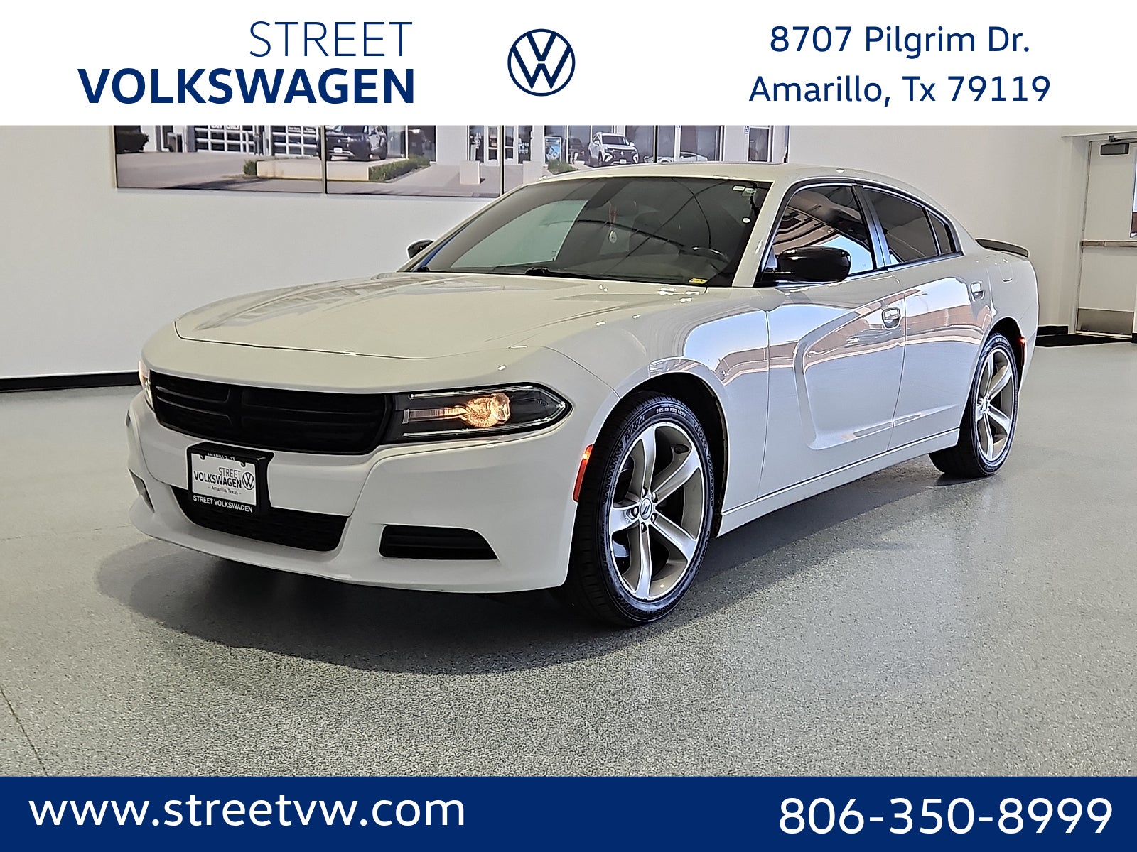 White 2020 Dodge Charger Sedan Rear-Wheel Drive Automatic
