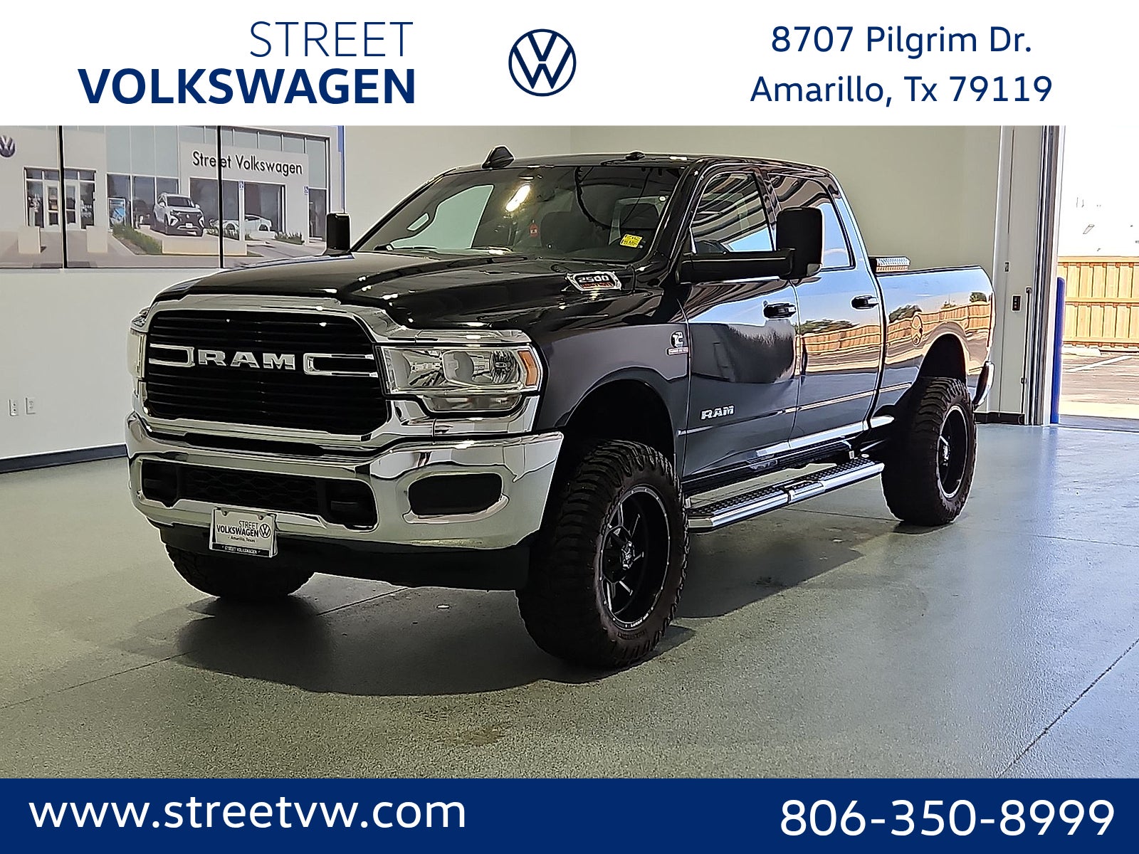 Diamond Black 2021 RAM 2500 Pickup Truck Four-Wheel Drive 6-Speed Automatic