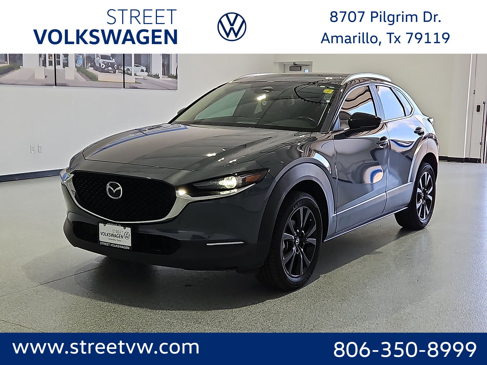 Gray Metallic 2024 Mazda CX-30 SUV / Crossover All-Wheel Drive Automatic