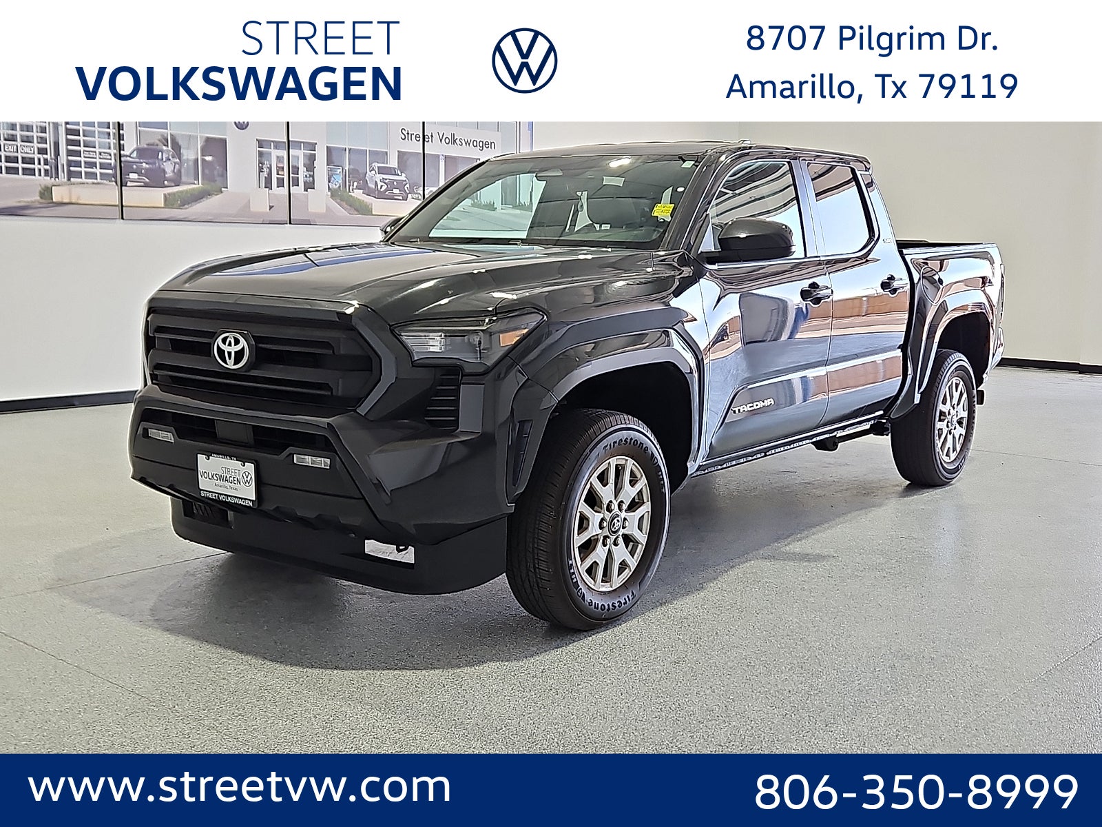 Underground 2024 Toyota Tacoma SR5 Double Cab 4WD Pickup Truck Four-Wheel Drive Automatic