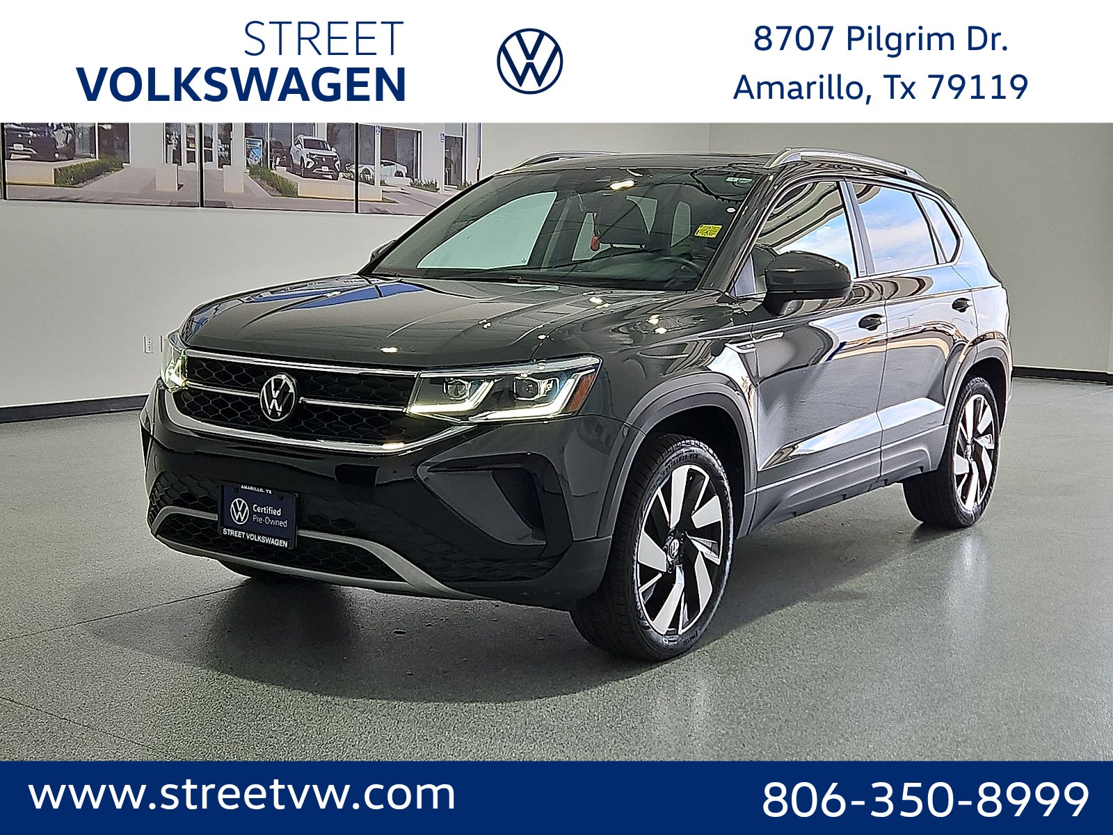 Gray 2024 Volkswagen Taos SUV / Crossover All-Wheel Drive 7-Speed Dual Clutch