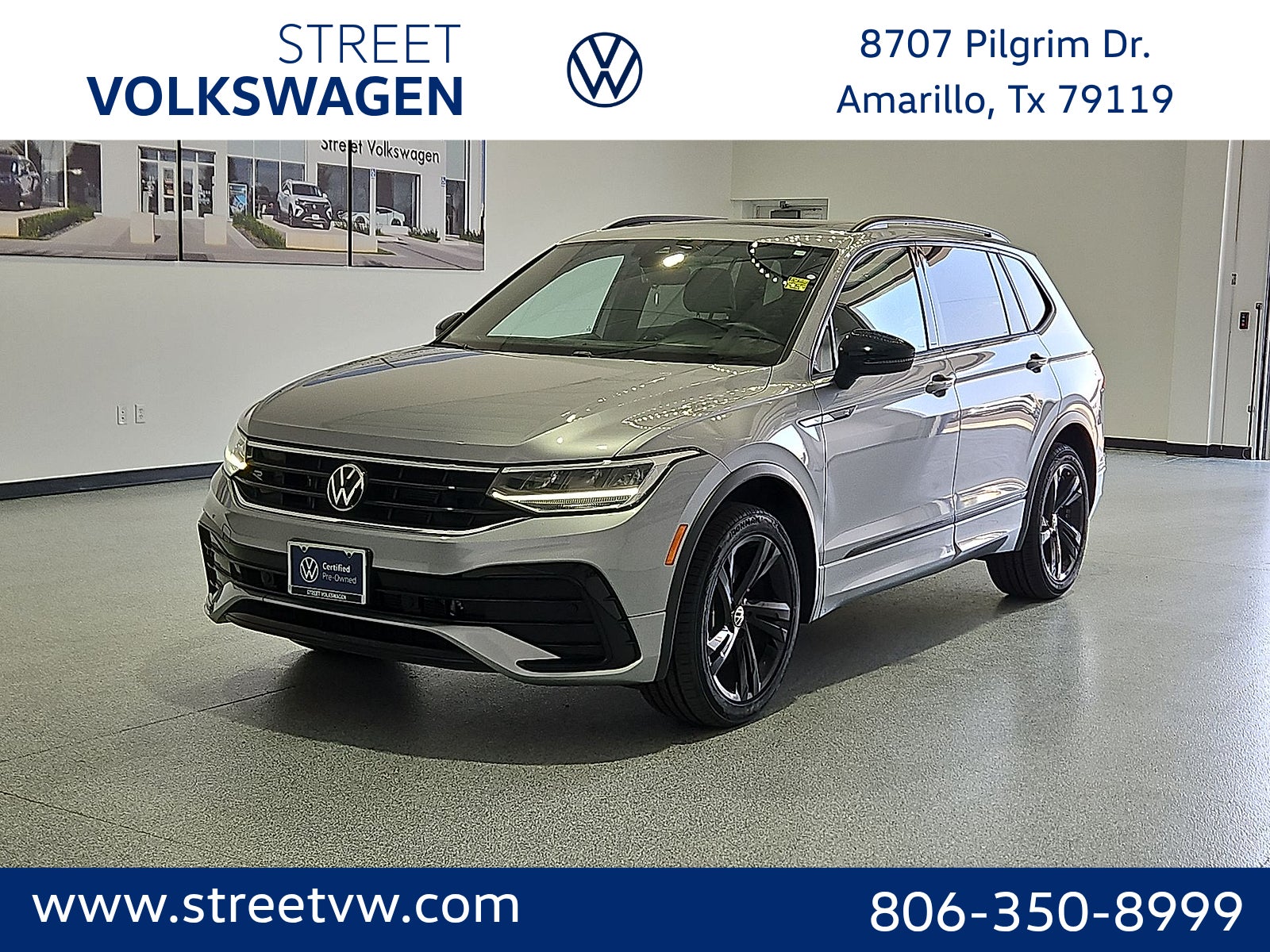 Silver Metallic 2023 Volkswagen Tiguan SUV / Crossover Front-Wheel Drive 8-Speed Automatic