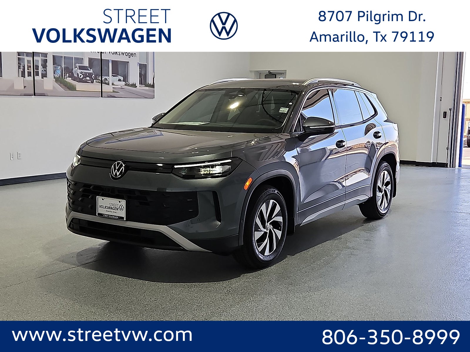 Platinum Gray Metallic 2026 Volkswagen Tiguan SUV / Crossover Front-Wheel Drive 8-Speed Automatic