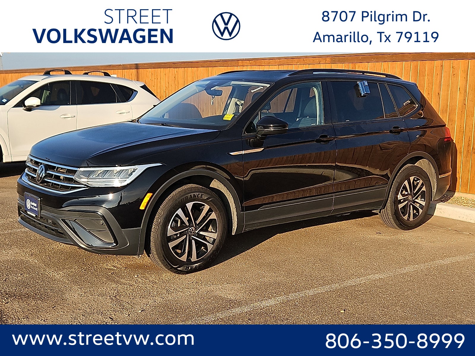 Deep Black 2024 Volkswagen Tiguan SUV / Crossover All-Wheel Drive 8-Speed Automatic