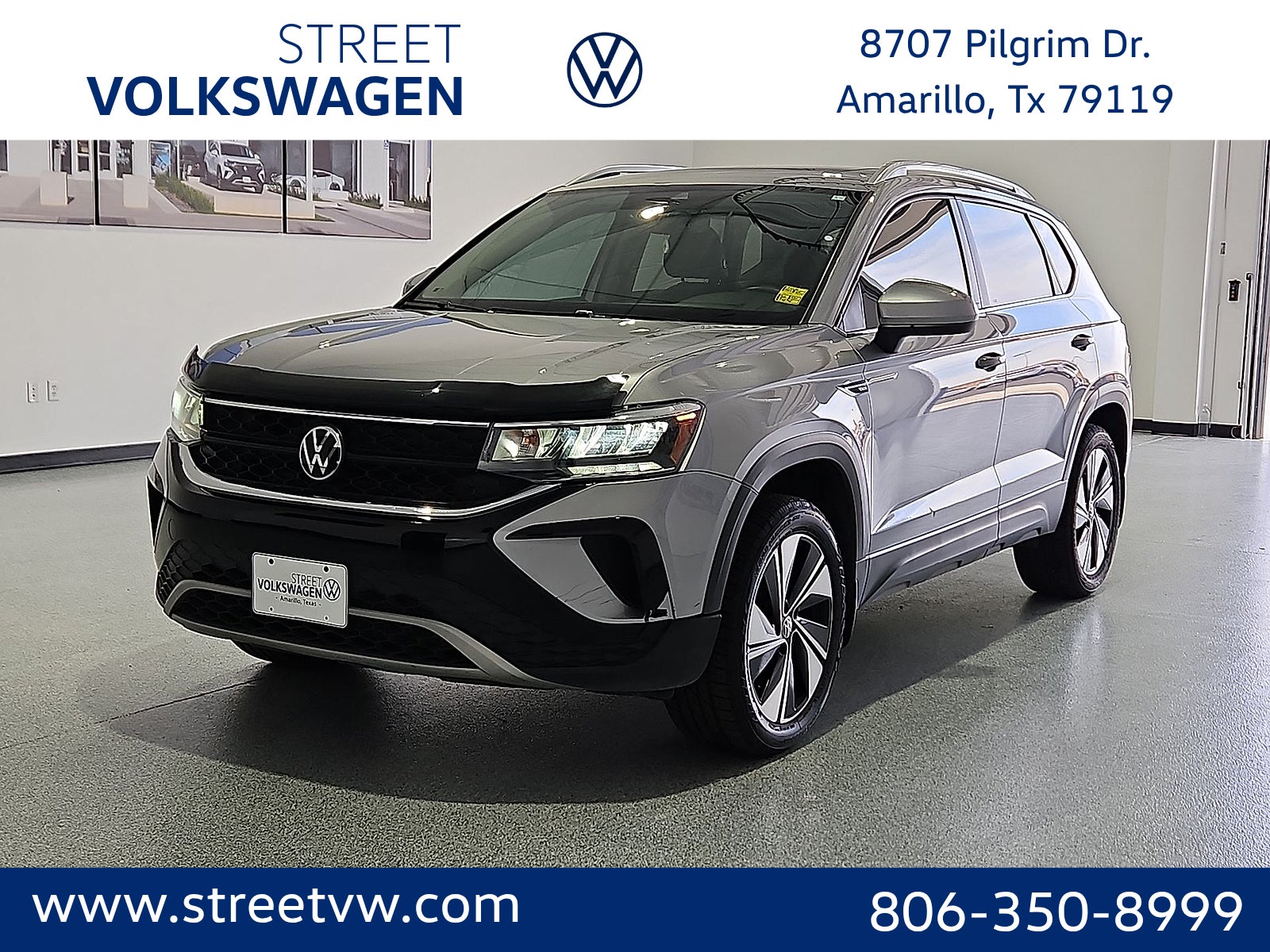 Silver Metallic 2024 Volkswagen Taos SUV / Crossover All-Wheel Drive 7-Speed Dual Clutch