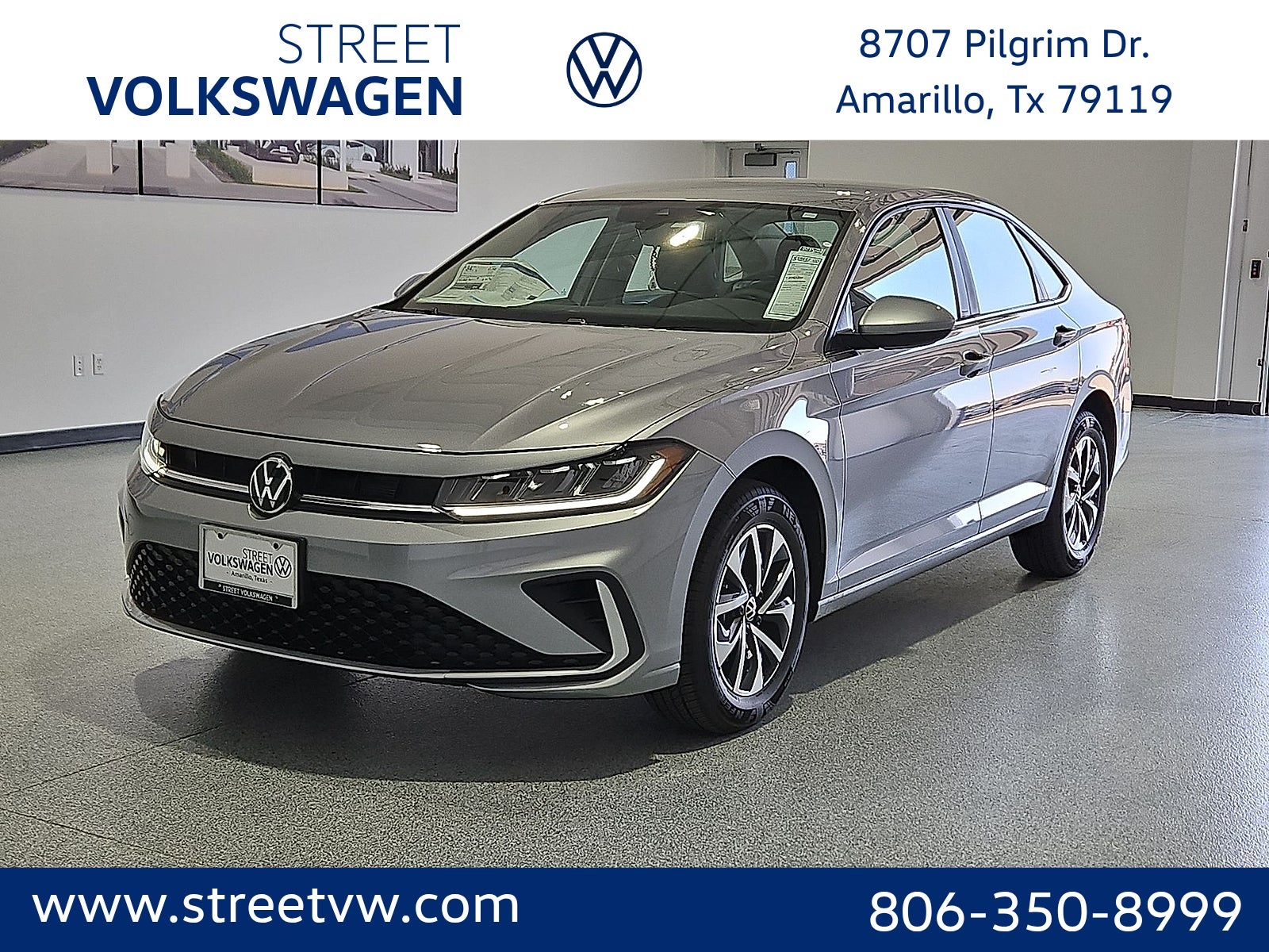 Pyrite Silver Metallic 2026 Volkswagen Jetta Sedan Front-Wheel Drive 8-Speed Automatic