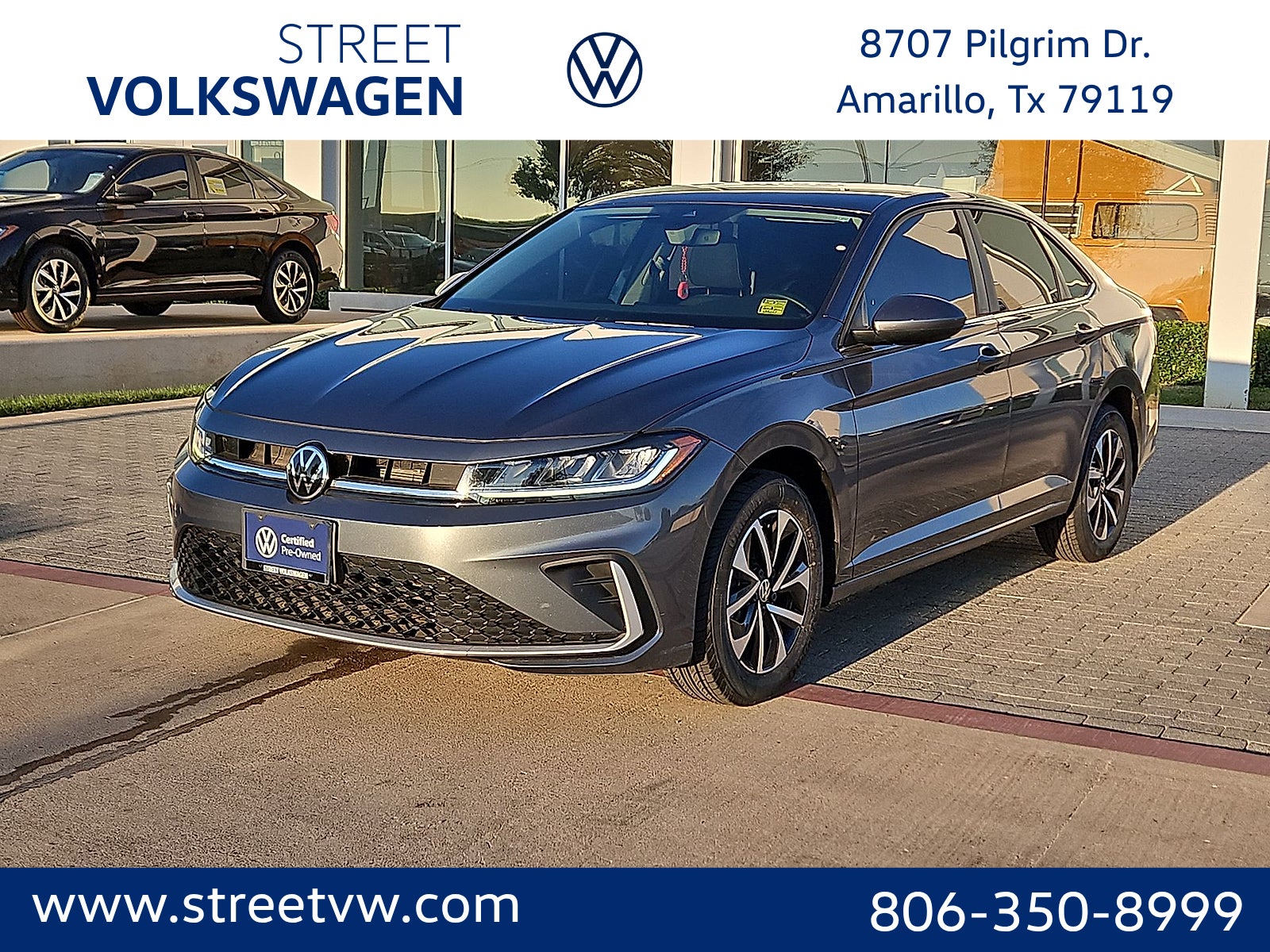 Platinum Gray Metallic 2025 Volkswagen Jetta Sedan Front-Wheel Drive 8-Speed Automatic