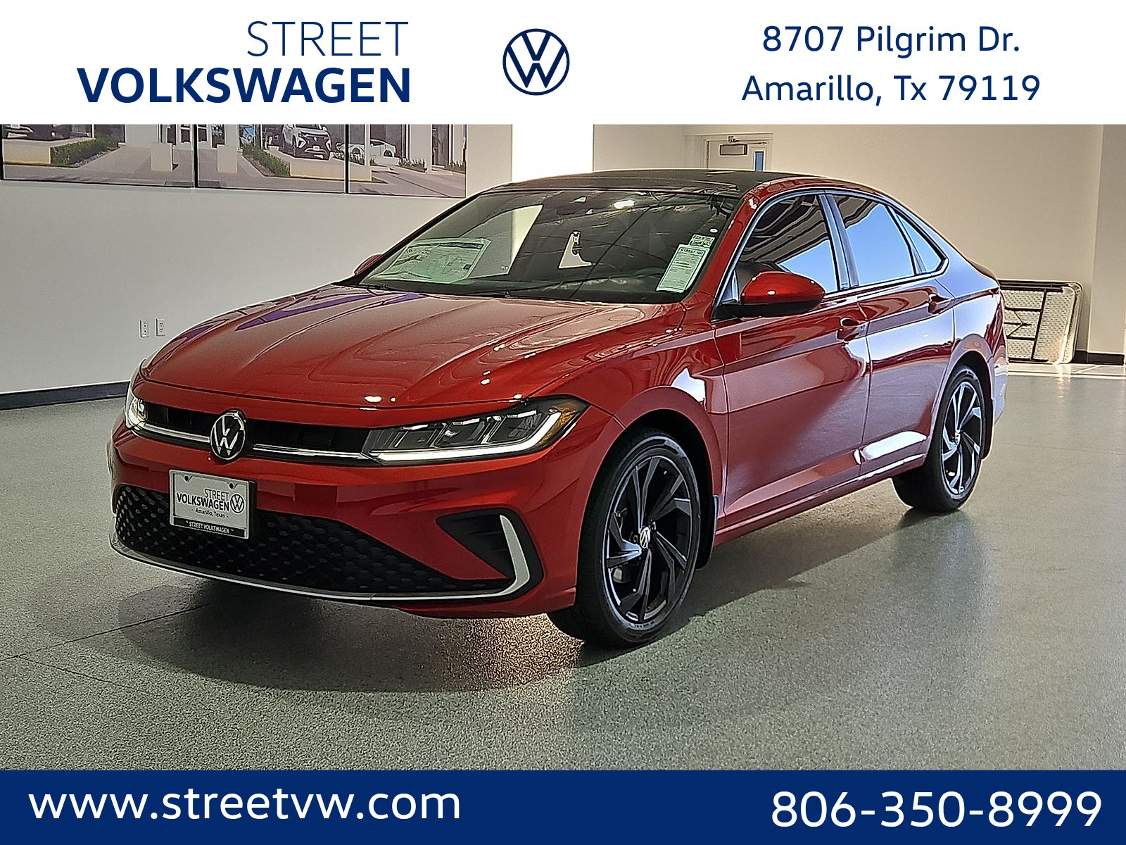 Kings Red Metallic 2026 Volkswagen Jetta Sedan Front-Wheel Drive 8-Speed Automatic