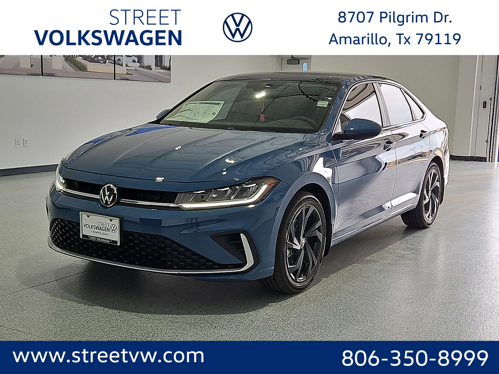 Monterey Blue Pearl 2026 Volkswagen Jetta Sedan Front-Wheel Drive 8-Speed Automatic