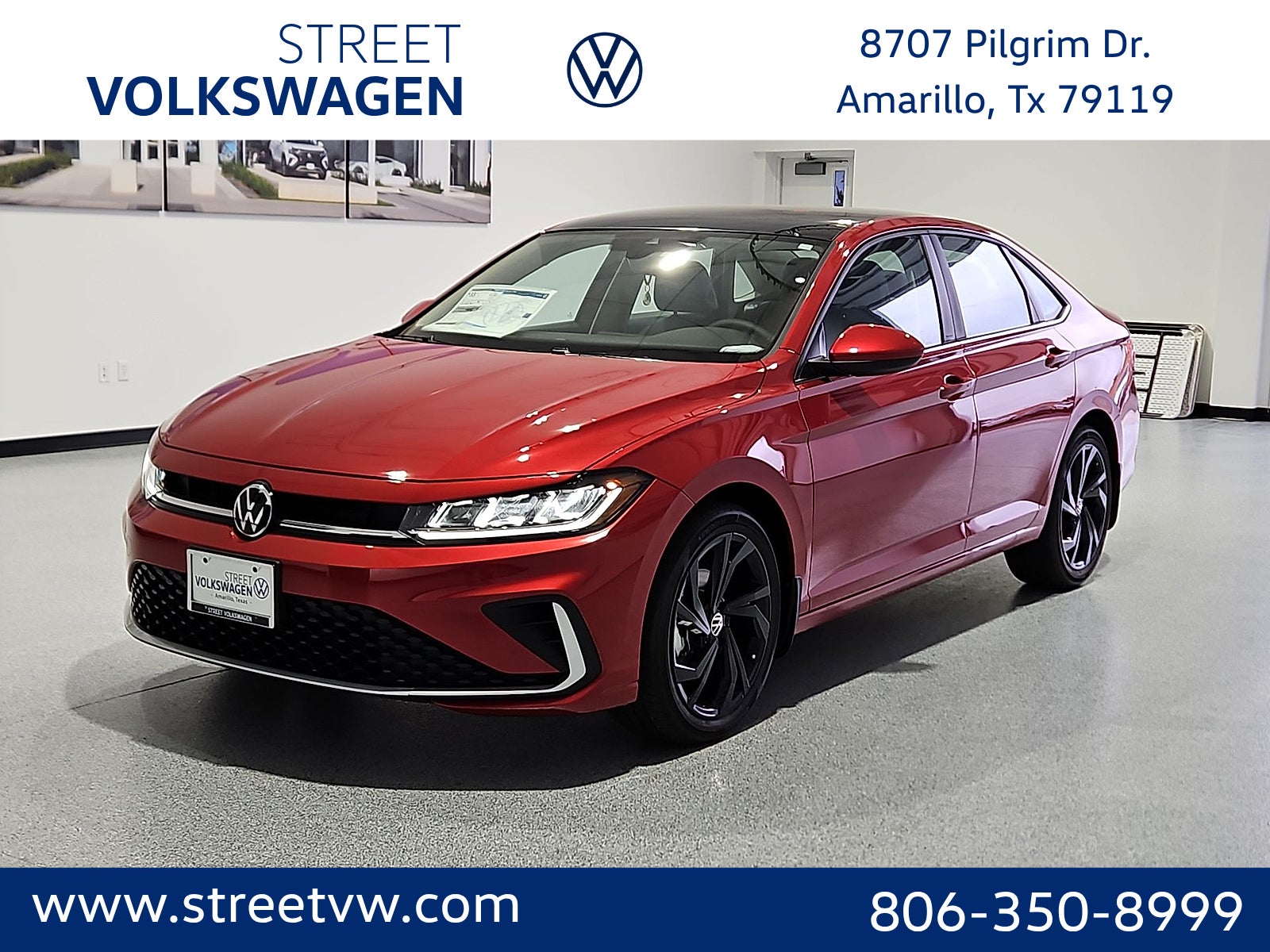 Kings Red Metallic 2026 Volkswagen Jetta Sedan Front-Wheel Drive 8-Speed Automatic