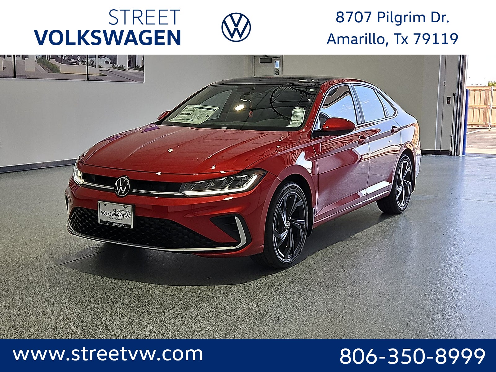 Kings Red Metallic 2027 Volkswagen Jetta Sedan Front-Wheel Drive 8-Speed Automatic