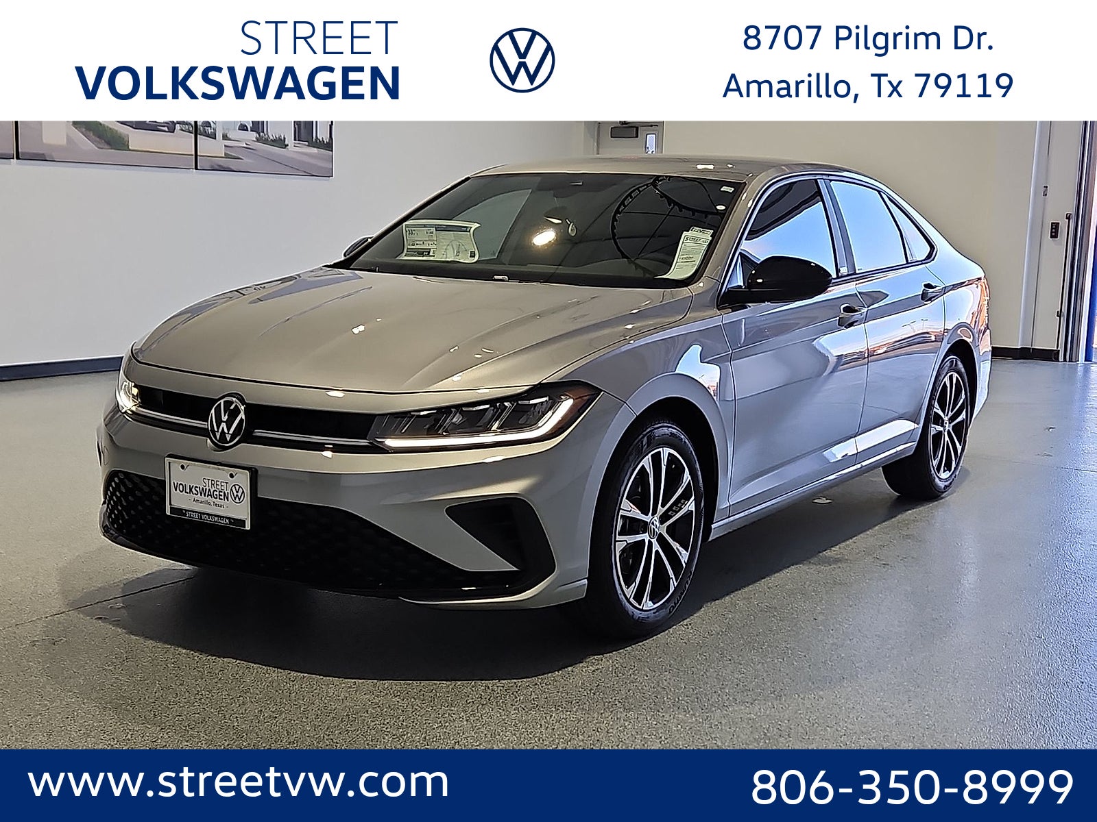 Pyrite Silver Metallic 2027 Volkswagen Jetta Sedan Front-Wheel Drive 8-Speed Automatic