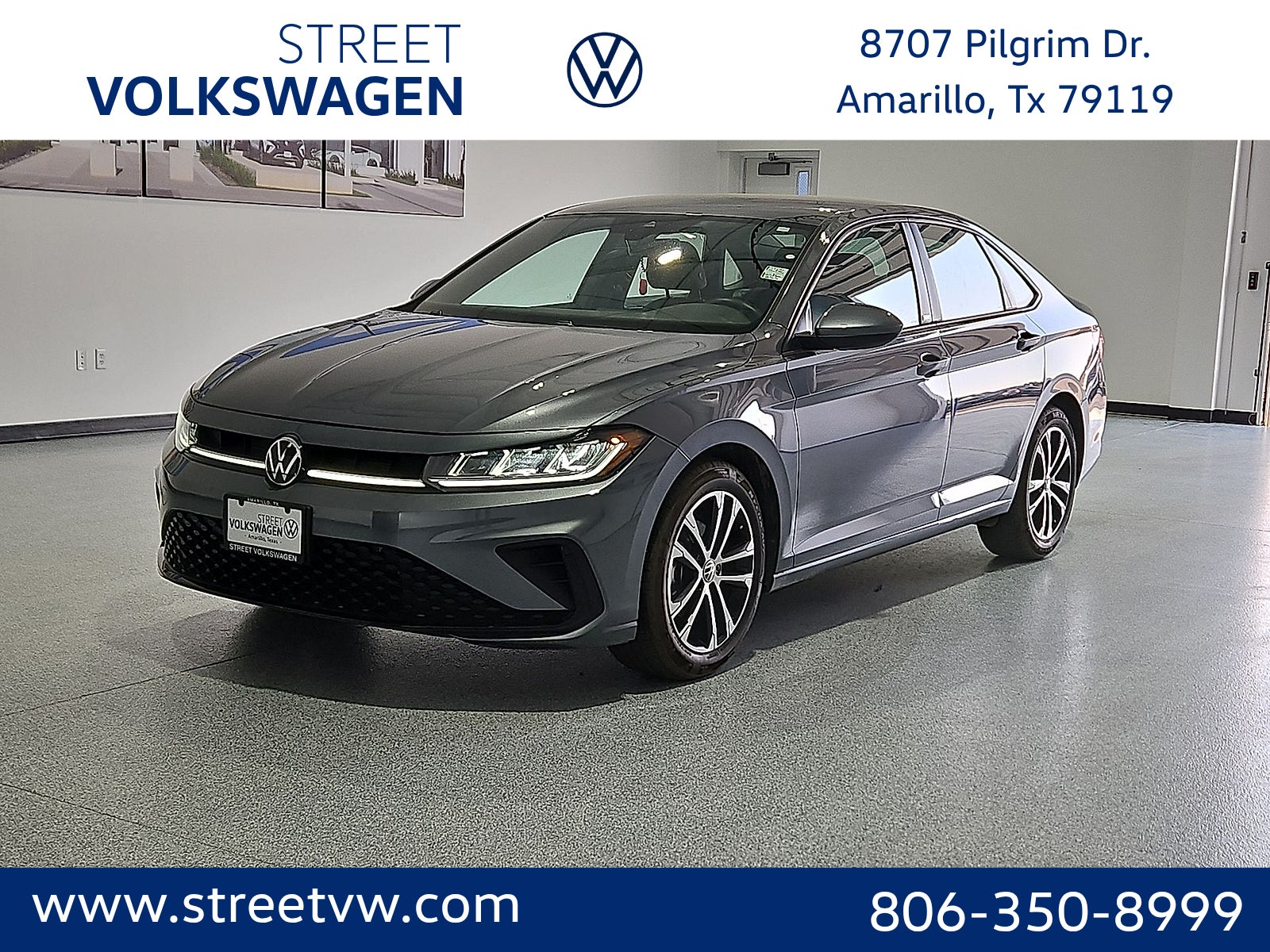 Platinum Gray Metallic 2026 Volkswagen Jetta Sedan Front-Wheel Drive 8-Speed Automatic