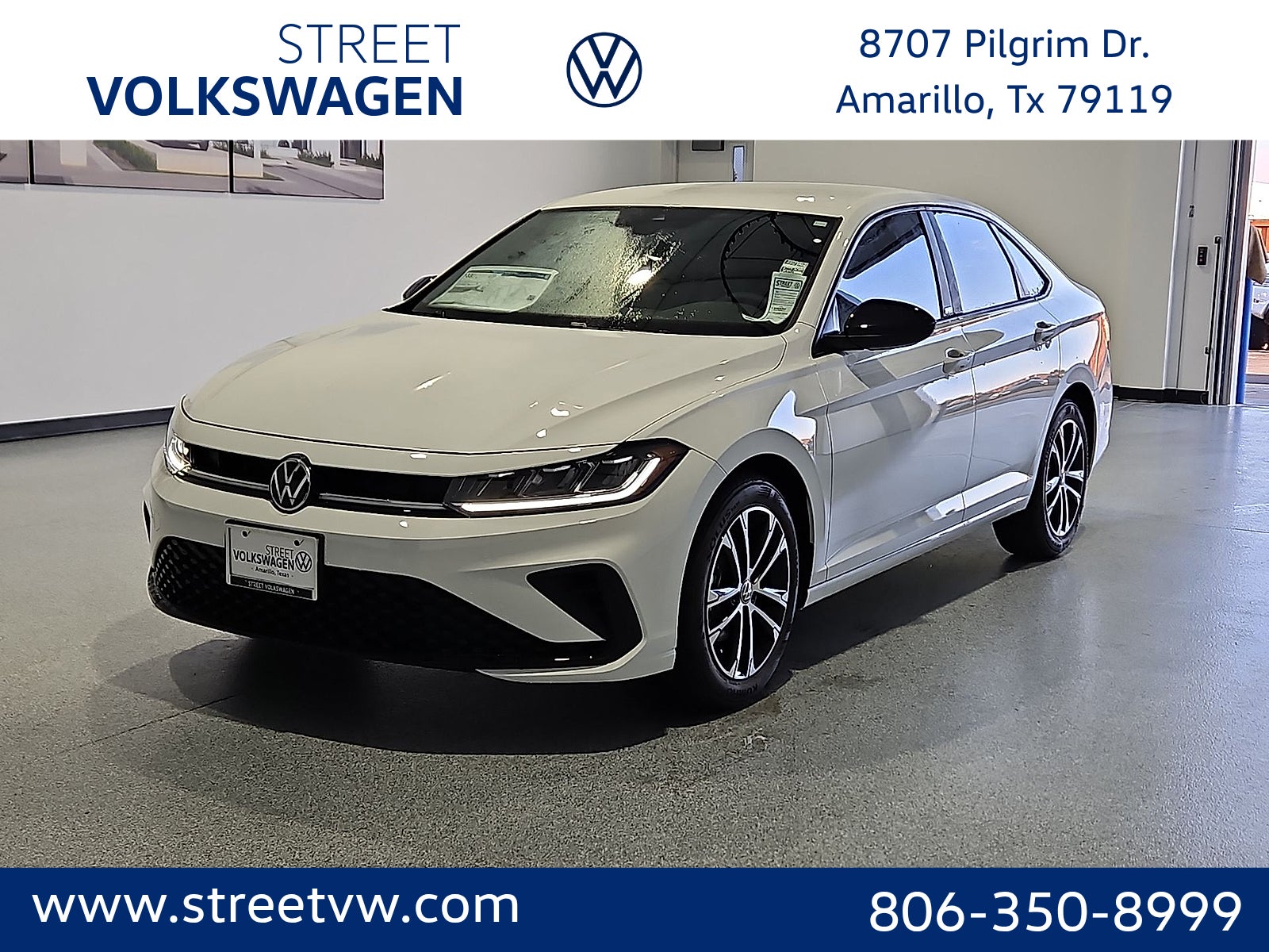 Pure White 2027 Volkswagen Jetta Sedan Front-Wheel Drive 8-Speed Automatic