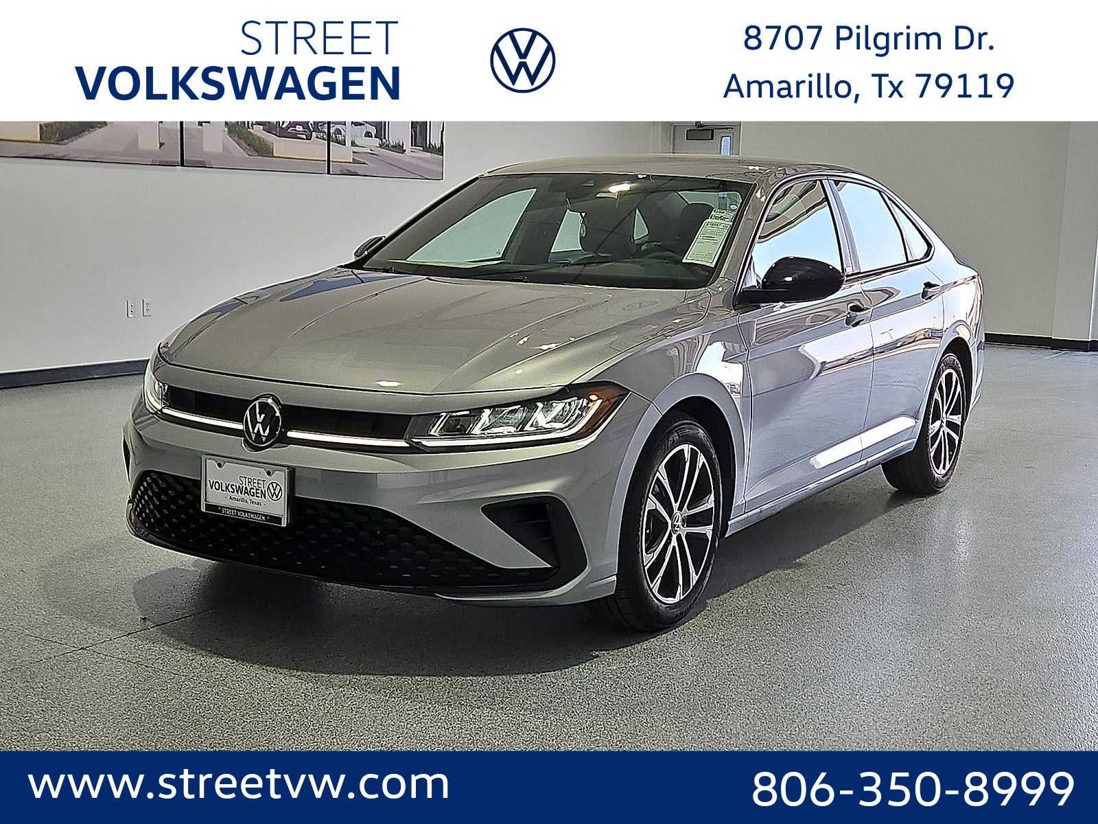 Pyrite Silver Metallic 2026 Volkswagen Jetta Sedan Front-Wheel Drive 8-Speed Automatic