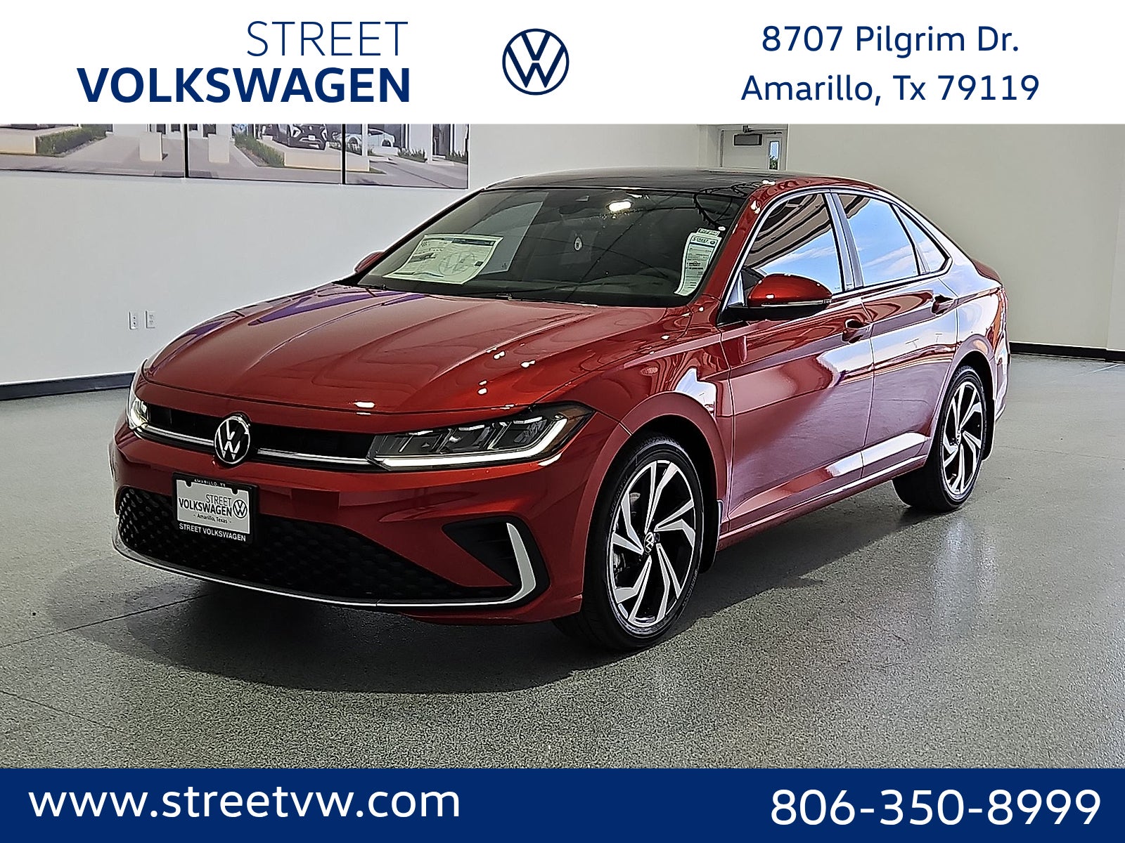 Kings Red Metallic 2026 Volkswagen Jetta Sedan Front-Wheel Drive 8-Speed Automatic